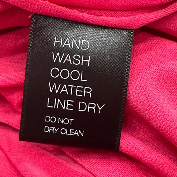 Norma Kamali Halter Turtle Side Slit Gown M Rose Pink - Picture 5 of 7